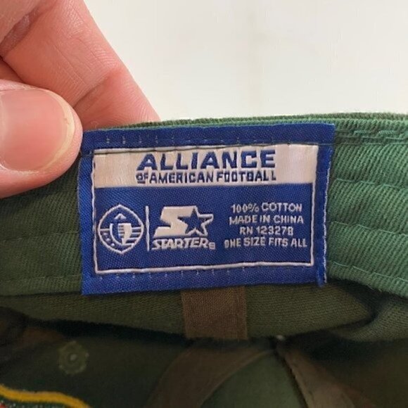 Arizona Hotshots AAF Green Orange Starter Relaxed Fit Adjustable Hat - Picture 5 of 5